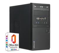 Ankermann-PC Business Office Work V1 | Intel Core i7-6700 | 32GB RAM | 960GB SSD | Windows 10 | WiFi | Ratón & teclado | MS Office 2024