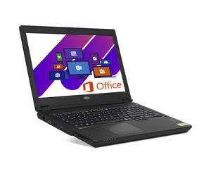 Ankermann-PC Fujitsu Celsius H7510 CAD Workstation | 32GB RAM | 512GB NVMe SSD | Intel Core i7-10850H | 15.6 Pulgadas Full HD Display | NVIDIA Quadro T1000 4GB | Windows 11 Pro | WiFi & BT | MS Office