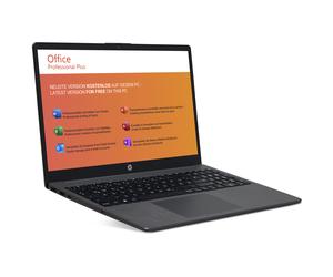 Ankermann-PC HP 250 G10 Dark Ash | 16GB RAM | 512GB NVMe SSD | Intel Core i7-1355U | 15.6 Pulgadas Full HD Display | Windows 11 Pro | WiFi / BT | MS Office 2024
