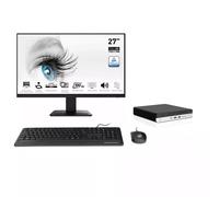 Ankermann-PC HP EliteDesk 800 G4 Mini PC Bundle | 16GB RAM | 500GB NVMe SSD | Windows 11 | Intel Core i5-8500T | 27 Pulgadas MSI Monitor | Ratón & teclado | MS Office 2024