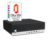 Ankermann-PC HP Elitedesk 800 G4 SF 2x DP 1x HDMI Adapter | 16GB RAM | 480GB NVMe SSD | Windows 11 | Intel Core i7-8700 | MS Office 2024