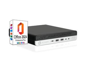 Ankermann-PC HP EliteDesk 800 G5 Mini PC Lia i7 | Intel Core i7 8700T | 16GB RAM | 500GB NVMe SSD | Windows 11 | MS Office 2024