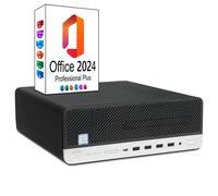Ankermann-PC HP Prodesk 600 G4 SFF | 2x DP + 1x HDMI Adapter | 16GB RAM | 480GB NVMe SSD | Windows 11 | Intel Core i7-8700 | MS Office 2024