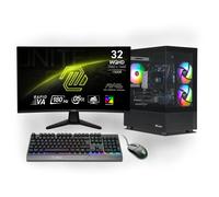 Ankermann-PC Thermal Gaming Bundle | AMD Ryzen 7 8700F | Nvidia GeForce RTX 5060 Ti 16GB | 16GB DDR5 RAM | 1TB NVMe SSD | Windows 11 | WiFi | MSI MAG 32 Pulgadas Curved WQHD Gaming Monitor | MSI VIGOR