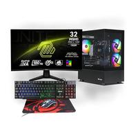 Ankermann Thermal Gaming Bundle | AMD Ryzen 7 8700F | Nvidia GeForce RTX 5060 Ti 16GB | 16GB DDR5 RAM | 1TB NVMe SSD | Windows 11 | WiFi | MSI mag 32 Pulgadas Curved WQHD Gaming Monitor | Ultron Hawk