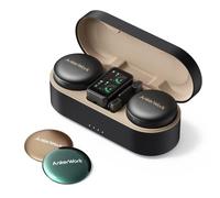 AnkerWork M650 Micrófono de Solapa inalámbrico, cancelación de Ruido, Cubiertas de Colores, Captura de 2 Canales, 200 m, 15 Horas de batería, fácil de Usar, emisión en Directo, vlog, entrevista