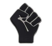 Ankexin Broches para mujer, puño esmaltado, insignia Black Lives Matter, símbolo solidario, pin de solapa, 2.9*2.2CM, Metal