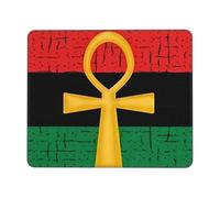 Ankh Rojo Y Verde, Símbolo De Los Dioses Egipcios Alfombrilla para Ratón Portátil Alfombrillas De Mouse Pequeña Alfombrilla De Ratón para Hogar Ordenador Oficina 25X30Cm