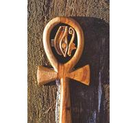 Ankh With Eye of Horus Journal Notebook: Ancient Kemet, 6x9 Lined For Adults, Teen, Children