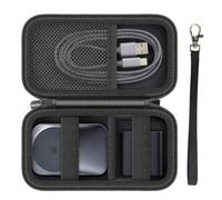 ANKHOH Funda de viaje para estación de carga inalámbrica Anker Prime 3 en 1 | Bolsa de transporte de EVA con compartimentos para cargador plegable MagSafe Qi2 y cables (solo funda)