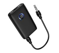 Ankilo Bluetooth Audio Adapter 2 in 1 Transmitter Receiver Bluetooth 5.3 Receiver Jack 3,5 mm AUX for Headphones, Speaker, Car, TV, Tipo-C Charging
