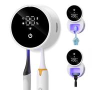 Ankilo Esterilizador Cepillo Dientes, Soporte de Pared para Cepillos de Dientes, Pantalla LED, Esterilizador Dental para Cepillos de Dientes con Desinfección y Secado UV