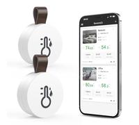 Ankilo Mini termómetro Bluetooth con sensor de precisión, sensor de temperatura higrómetro (precisión de ± 0,5 °C), fabricado para hogares alemanes, habitaciones de bebés y bodegas