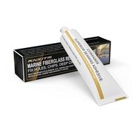Ankita Kit de reparación de Fibra de Vidrio Marina - Relleno epoxi para Barcos de Fibra de Vidrio Fijar Agujeros, astillas, Grietas Profundas, fijación de virutas - Blanco
