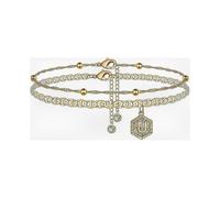 Ankle Bracelets for Women Initial Anklet, Set of 2 Marine Chain Layered 14K Gold Plated Letter Anklets for Summer Fashion, Cute Initials Ank