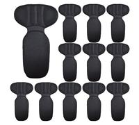 Ankle Relief Insoles Protector, 13.3x9cm, 6 Pairs Back Heel Cushion Pads, Cotton Material, Friction Prevention, Foot Comfort, Shoe Insert, Blister Shield