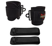 Ankle Straps - Juego de 2 tobilleras acolchadas para entrenamiento de piernas, correas para tobillos ajustables