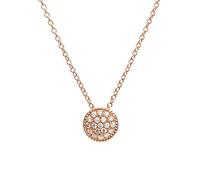 Ankra Collar para mujer de 45 cm con colgante de bola, plata de ley 925 rodiada 1VNAKRJ-NL0080, Eine Grösse, Plata esterlina, No es una piedra preciosa