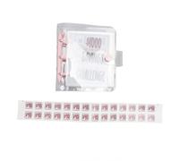 ANKROYU 1000 Savings Challenge Binder reutilizable PVC Presupuesto Planificador con etiqueta para la Administración de Dinero Objetivos financieros Seguimiento de ahorro rastreador (Rosa)