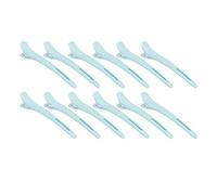 ANKROYU 12 Pinzas Para El Cabello, Pinzas Con Flecos, Pinzas Para El Cabello Profesionales Para Cortar El Cabello, Pinzas Para El Cabello Que No Se Doblan Para Peluquería, Azul