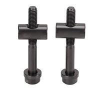 ANKROYU 2 uds RISK M5 X 40mm tija de sillín de bicicleta tornillo de fijación del poste del asiento tornillo de bicicleta piezas de repuesto DIY (Negra)