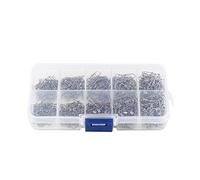 ANKROYU 210 Piezas giratorias de Pesca de latón de Alta Resistencia con Conectores a presión giratorias giratorias recubiertas de níquel Negro para Accesorios de Aparejos de Pesca