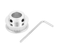 Ankroyu 2GT 40 dientes Polea de sincronización de aleación de aluminio, opciones de orificio múltiples 5/8 /10/12 mm para correas de sincronización de 6 mm de ancho con llave (8 mm)