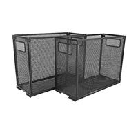 ANKROYU 2PCS Metal Mesh File Holder, Desktop File Organizer, File Folder Organizer, Magazine Holder Book Shelf, File Sorter Decoration for Home