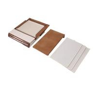 ANKROYU 3 Niveles escaleras de Perro Plegables con Caja de Almacenamiento Alta Elasticidad Pasos de Mascotas para Perros para Perros pequeños Camiseta Acceso a la Cama Flanela 60x3 (Marrón)