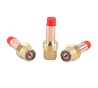 ANKROYU 3PCS 45V26 TIG Lente de gasolina Colleta Cobre Cobre Piezas de reemplazo duradera resistente al calor para WP17 WP18 WP26 Diámetro de orificio de 2,4 mm Diámetro