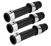 ANKROYU 3PCS Caña de Pescar Asiento de Carrete Rueda giratoria Montaje Clip Accesorio de fundición Ligero Durable Resistente para Agua Salada Pesca de Agua Dulce ACS Negro 16 18 20 (16#)