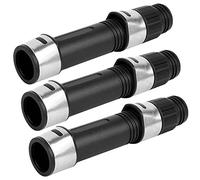 ANKROYU 3PCS Caña de Pescar Asiento de Carrete Rueda giratoria Montaje Clip Accesorio de fundición Ligero Durable Resistente para Agua Salada Pesca de Agua Dulce ACS Negro 16 18 20 (20#)