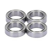 ANKROYU 4PCS Rodamientos de bolas de coche RC de alta velocidad Juego de rodamientos de metal duradero para SCY 16101 16102 16103 16201 Piezas de actualización de coches de control