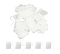 ANKROYU 500 PCS bolsas de filtro de té no tejidas premium con cordero para hojas de hierbas sueltas Café de té de hierbas DIY Tea de té de té Baño Infusor de sopa caliente