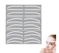 ANKROYU 6 Pares Pegatinas Para Dar Forma A Las Cejas, Pegatinas Auxiliares Para Tatuajes De Cejas, Pegatinas Autoadhesiva Desechables De Silicona de Cejas, Pegatinas de Plantilla de Rímel
