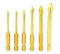 ANKROYU 6PCS BROCAS TRIANGULARES BROCAS HEXAGONALES RANURA TORCIDAS PARA BALDOSAS DE CERÁMICA VIDRIO PLÁSTICO MADERA 3MM 4MM 5MM 6MM 8MM 10MM ACERO DE ALTA VELOCIDAD