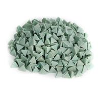 ANKROYU Abrasivos profesionales para pulido de joyas, de alto rendimiento, compuestos de pulido angular, estrellas triangulares para pulido de piedras, conchas y huesos, paquete de