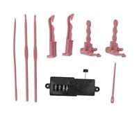 ANKROYU Accesorios de máquinas de tejer Set Velocidad de velocidad Adaptador Digital Contador Tensor Kit de gancho para máquinas de tejer Sentro Herramientas de manualidades portát (Conjunto de 9 PCS)