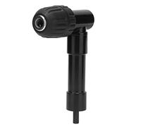 ANKROYU Adaptador de accesorio para taladro inalámbrico, mango de 90 grados, ángulo recto, mandril de apriete manual, 3 mordazas