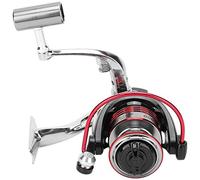 ANKROYU AL Metal Spinning Reel 13 1BB 5,0: 1 Relación de engranajes plegable Rocker Arm Fishing Wheel Accesorio Potente fuerza de frenado Operación suave Construcción duradera para (Al1000)