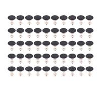 ANKROYU Alfileres de botón para pantalones de acero inoxidable, botones de repuesto ajustables, sujetadores de tornillo negros de 17 mm para pantalones, chaquetas y reparación de r