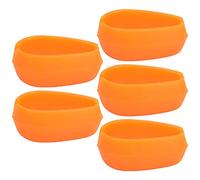 ANKROYU Alimentador de métodos de Pesca, 5 Piezas, Herramienta de Cebo de Silicona, Equipo de Pesca de Carpa no Duradero de liberación rápida para Pescadores y Profesionales de la (Naranja)