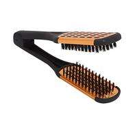 ANKROYU Alisador De Cabello, Cepillo De Doble Cara Alisador De Cabello Cepillo Barba Cepillo Plano Transpirable Cepillo Alisador De Barba De Doble Cara Cepillo Para Alisar El Peinado