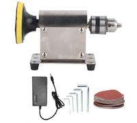 ANKROYU Amoladora eléctrica profesional para tallar, máquina pulidora de joyas con motor de núcleo de latón, lijadora de mesa multifunción para grabado de madera y metal, aleación (Enchufe europeo