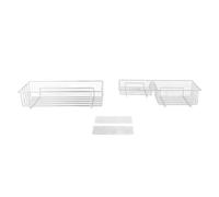 ANKROYU Amplio Flotante de Inodoro Juego de Pared Made Mundial Estante de Almacenamiento Estante de Almacenamiento Construcción de Hierro para Ahorro para baño Batio