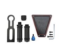ANKROYU Balance de neumáticos RC Soporte Base de aleación de aluminio Accesorio de 12 mm de 17 mm Conector para 1/7 1/8 1/10 RC Cars Black 6pcs con tornillos y llave