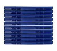 ANKROYU Bandas de bofetada Reflectante Arzuela de Seguridad de Alta Visibilidad Pulseras de Acero de Silicona elástica para Ciclismo Running Night Sports 10 Pack (Verde) (Azul)