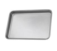 ANKROYU Bandeja para hornear de acero inoxidable, juego de 3 bandejas rectangulares antiadherentes para galletas, utensilios para hornear duraderos de grado comercial para horno, a (METRO)