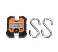 ANKROYU Báscula electrónica de gancho para colgar, profesional, 220,5 lb, báscula colgante digital portátil de alta precisión para pesca en granja, al aire, ABS, acero inoxidable