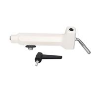 ANKROYU Base de soporte para herramientas de torno de madera de hierro fundido de 16 mm para torneado de carpintería Base de soporte para herramientas de torno pequeño con perno de